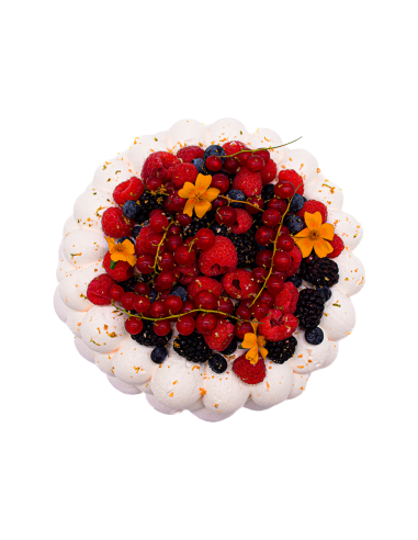 Pavlova fruits rouges